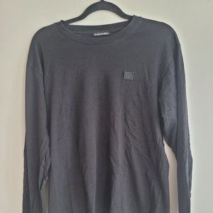 Acne Studios Eisen Face Black Long Sleeve